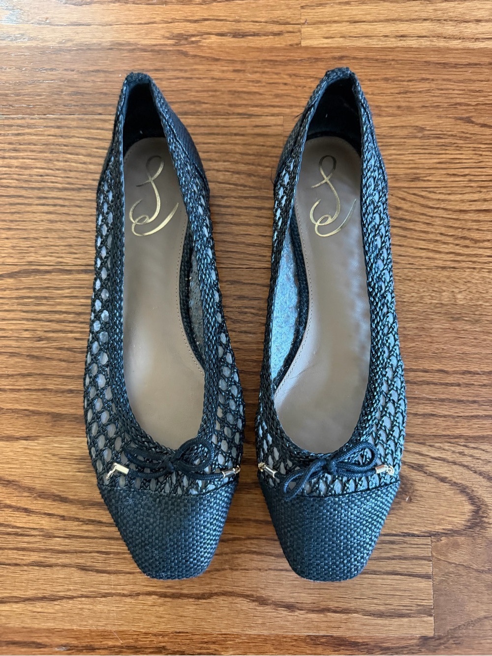 SAM EDELMAN May Woven Ballet Flats - Women's Comfort Slip-On 10
